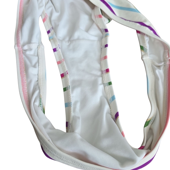 NWT Kate Spade Party Stripe Triangle Bikini Two Piece Swimsuit Sz Large  S3A226S - Picture 15 of 15